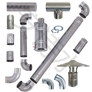 Stainless Steel Stove Chimney Elbow for Rural Heating Stove Smoke Exhaust Pipe Thickened Household Firewood Stove Pipe