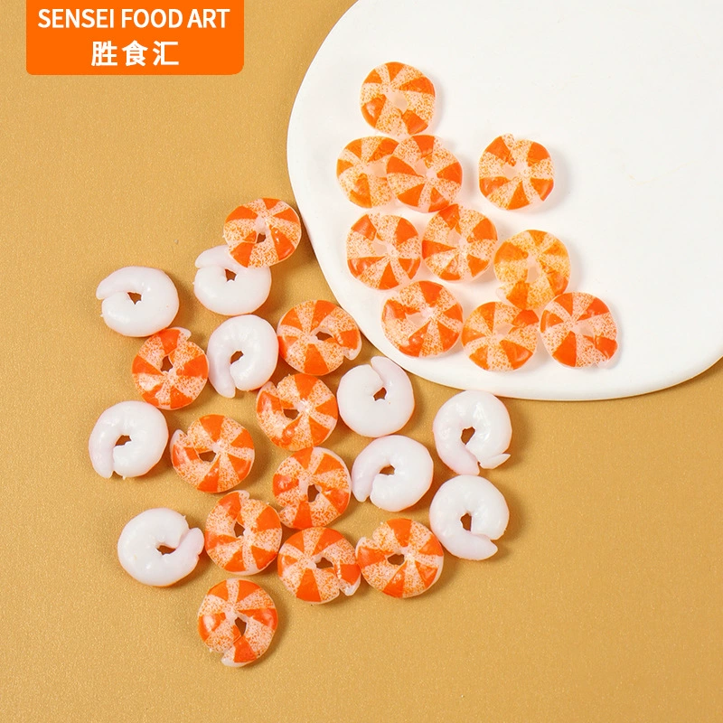 Миниатюрная модель креветок DIY имитация тушеного мяса мини-креветок