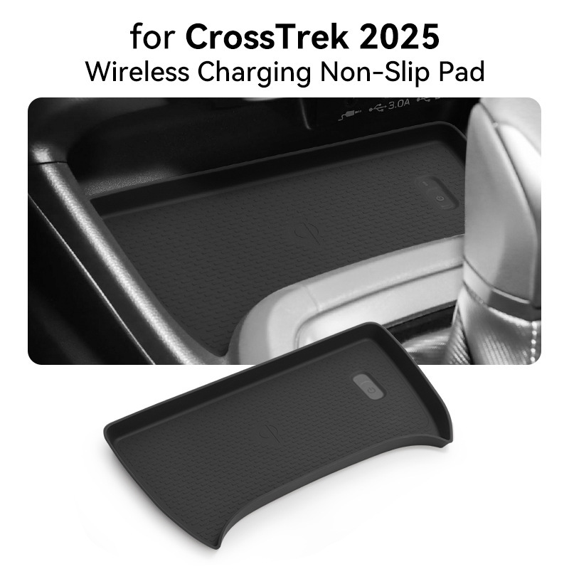 Subaru Wireless Charging Silicone Anti-Slip Mat for Subaru Crosstrek 2025 (Anti-slip mat) - 2025-subaru-crosstrek-wireless-charging-silicone-pad-universal