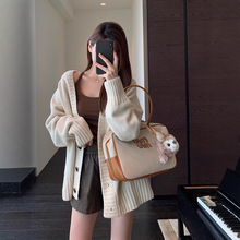 慵懒范 客供纱线保暖舒适老钱风针织开衫女外套秋冬新款