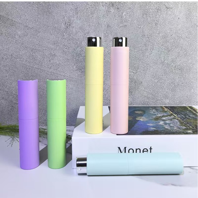 10毫升旋转分装瓶ABS香水样品分装瓶便携式分装按压空瓶旋转瓶