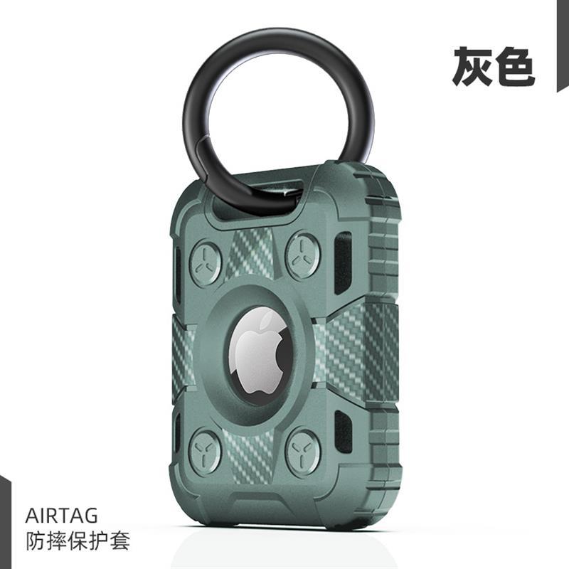 El logotipo se puede agregar para la cubierta protectora de goma suave de la cáscara TPU del perseguidor anti-perdido del tanque de Apple AirTag