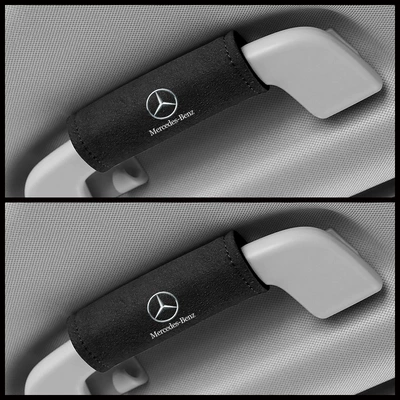 Sürətlər qutusu və əl tormozu başlıqları – Car handle protective cover car - mercedes-benz-black-suede-pull-gloves-pair