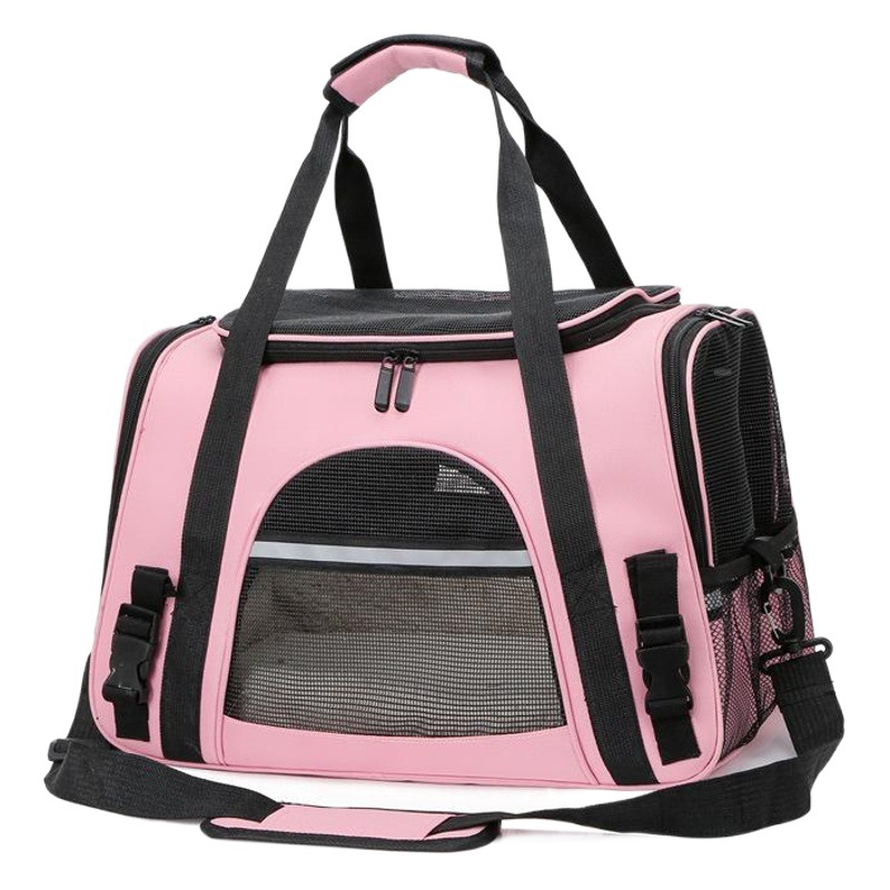 Factory Pet Bag Portable Outgoing Portable Single Shoulder Crossbody Pet Case Foldable Breathable Transparent Cat and Dog Bag