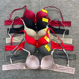 外单有弓文胸上托聚拢库存批发越南菲律宾新加坡 bra stock透气