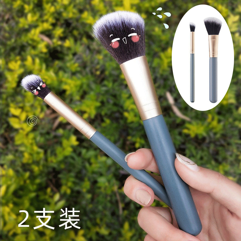 Resumen de la serie cepillo suelto cepillo de reparación cepillo de rubor cepillo de alto brillo cepillo de nariz cepillo de pestañas herramientas de belleza maquillaje