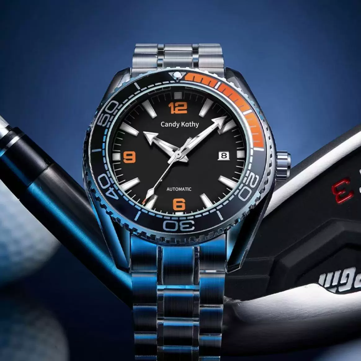 新款时尚商务全自动机械表男士腕表835