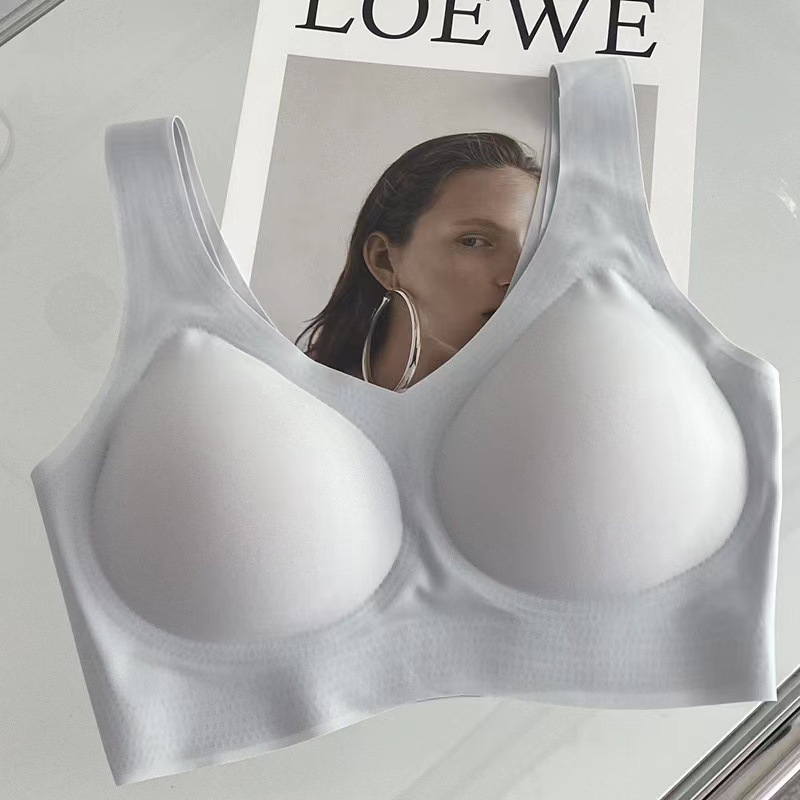 [Alta calidad] taza fija integrada ropa interior fina sin costuras cómodo deportes inalámbrico belleza chaleco sujetador