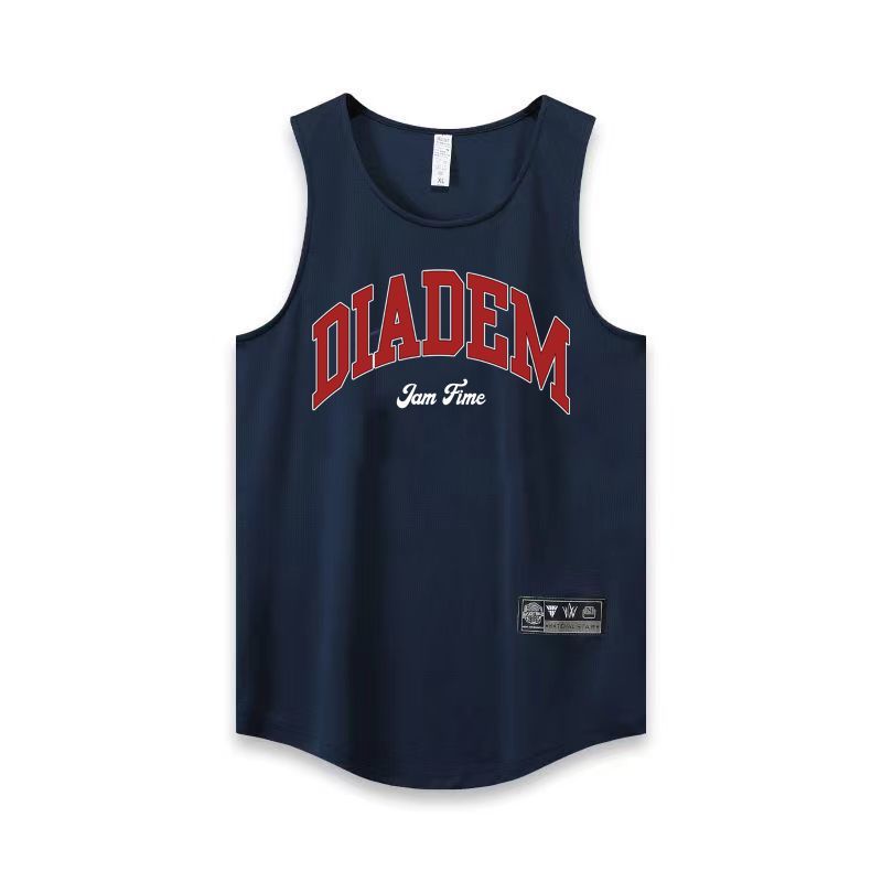 [navy blue] quick-drying vest diadem