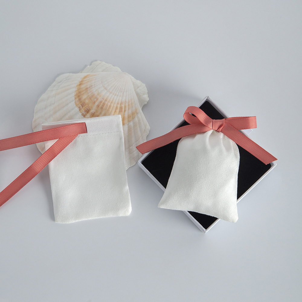 9g Weight Jewelry Packaging Bags Classification 1 Piece Quantity Daily Occasion Flannel Material Bow Knot Pattern Simple Style Style 1 Piece Flannel Simple Style Daily Bow Knot Jewelry Packaging Bags 14