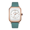 Trend silica gel fashionable universal quartz square watch, city style, wholesale