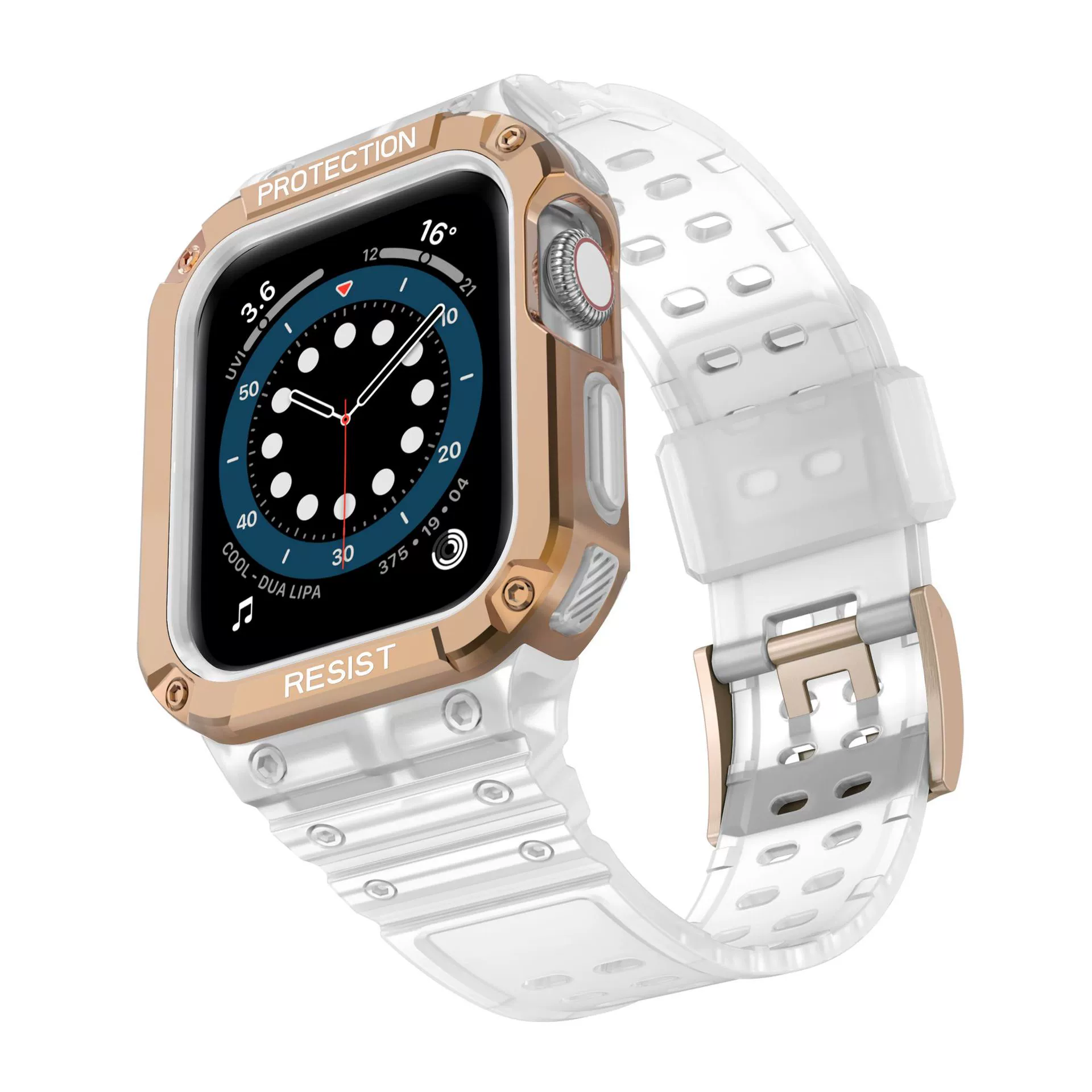 Соответствующие ремешки для Apple Watch IWATCH98765432, чувствительный силикон тибетский, оптом TPU+PC корпус