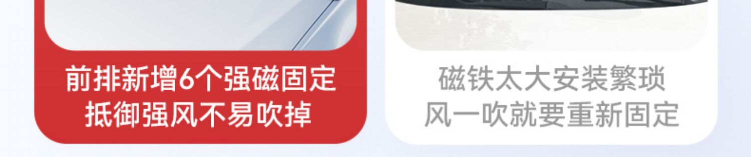 Car Snow Shield, Snow Shield, Windshield Snow Cover, Winter Half Cover, Anti-Freeze and Anti-Frost Front Snow Shield