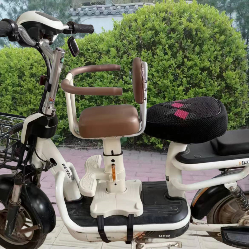 Electric Scooter Front-Mounted Child Seat for Infants and Toddlers, Safety Chair for Electric Bikes/Motorcycles