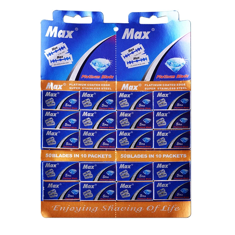 Одноразовые двусторонние лезвия Maxx из нержавеющей стали, прямые продажи от производителя, возможность индивидуальной настройки.