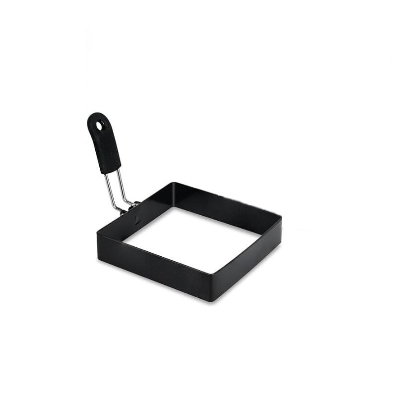 Cross-border 430 de acero inoxidable tortilla anti-escaldadura mango de silicona anillo de tortilla engrosada antiadherente ronda tortilla molde hogar