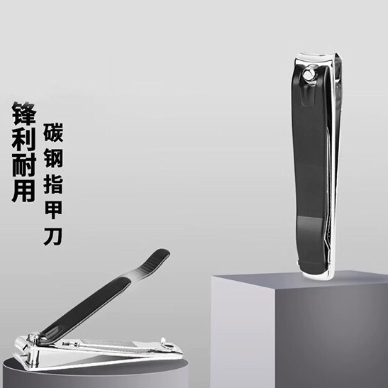 Single black cap nail clippers large carbon steel nail clippers manicure nail clippers 211 with file electrophoresis black chrome plated Single black cap nail clippers large carbon steel nail clippers manicure nail clippers 211 with file electrophoresis black chrome plated