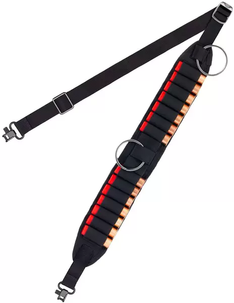 Outdoor hunting shotgun gun belt 16-hole bullet belt rifle gun rope strap multi-function gun belt