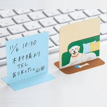 日本锦宫站立便签立式便利贴futamata fusen备忘录动物插画贴