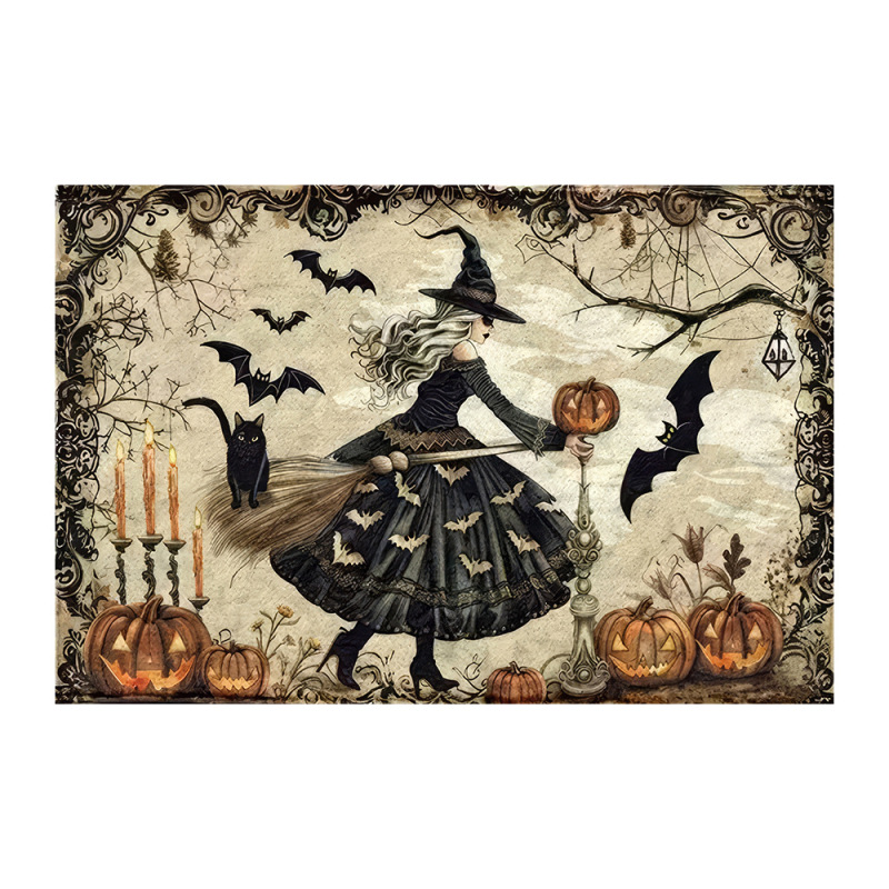 新しいハロウィーンカボチャのプリントは、家庭用寝室の書斎マットに入る|undefined