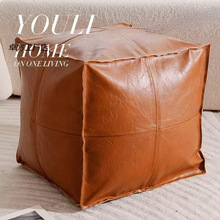 储物收纳凳懒人沙发皮墩坐墩收纳家用收纳袋防尘懒人可坐旧衣填充