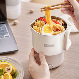 小'熊便携式烧水壶ZDH-G08R3旅行折叠水壶不锈钢电热水壶316