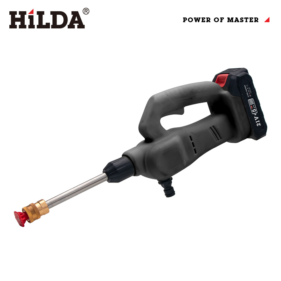 Pistola de agua de alta presión y alta potencia de la marca Hilda/Hilda, disponible en stock, para uso doméstico, riego de jardines, limpieza de vehículos, lavado de autos. image 5