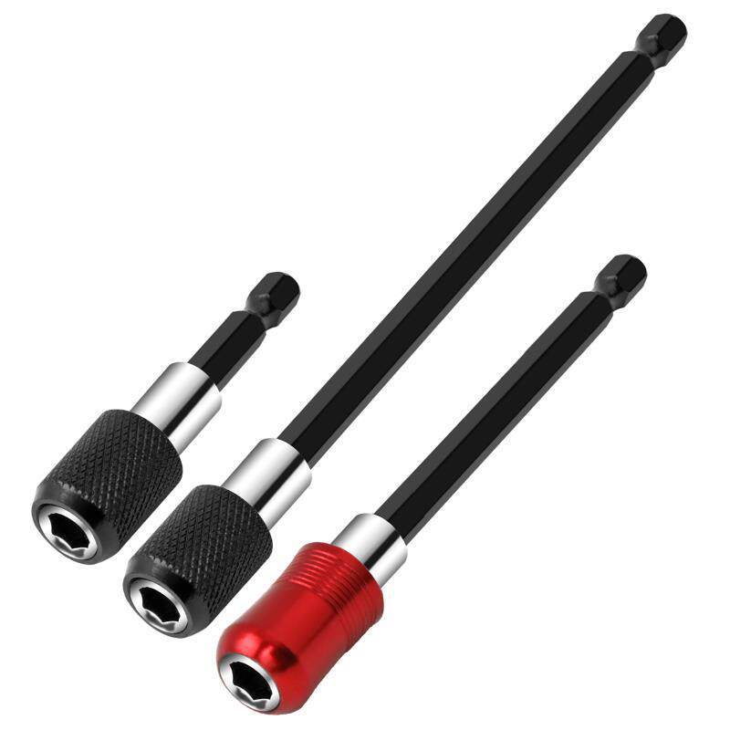 Auto-bloqueo cabeza de lote varilla de conexión taladro eléctrico junta 1 / 4 magnético hexagonal varilla de extensión cabeza de lote girar varilla de extensión herramienta de hardware