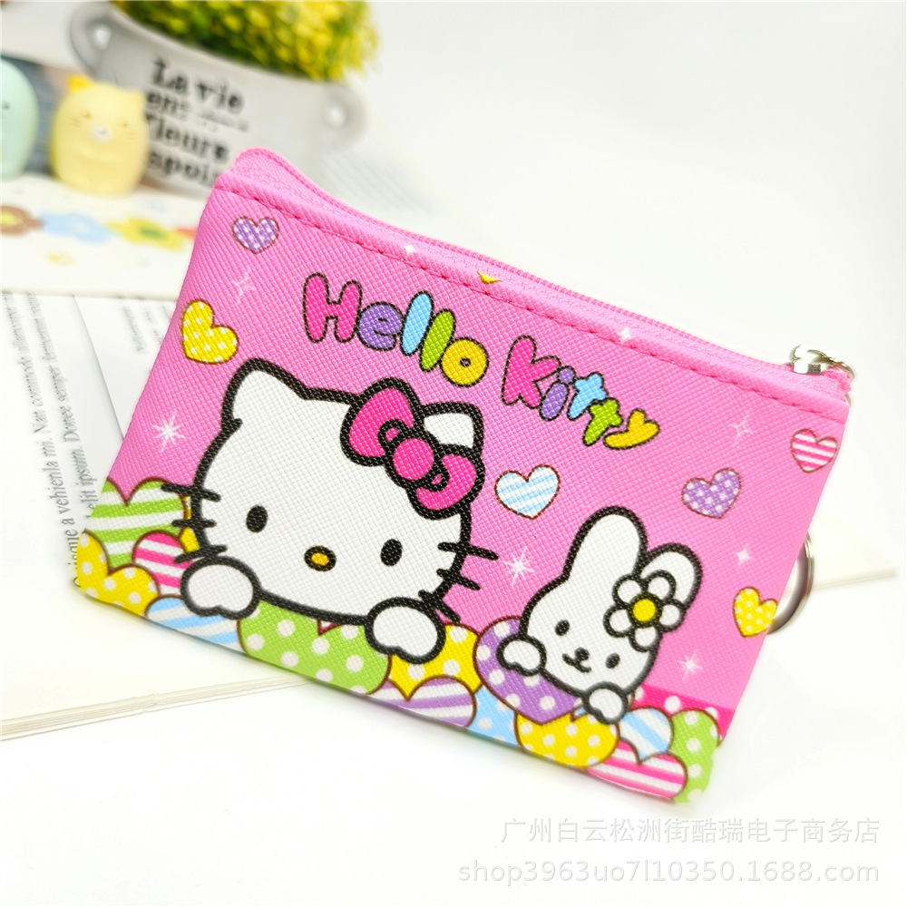 Bolso de la moneda de los niños de dibujos animados lindo niños y niñas monedero bolso de La Moneda bolso de la tarjeta de cremallera pequeña bolsa regalo del estudiante de la escuela primaria