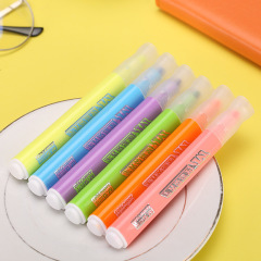 晨光AHMV7602星彩熒光筆學生用粗線劃重點手賬畫斜頭記號筆批發