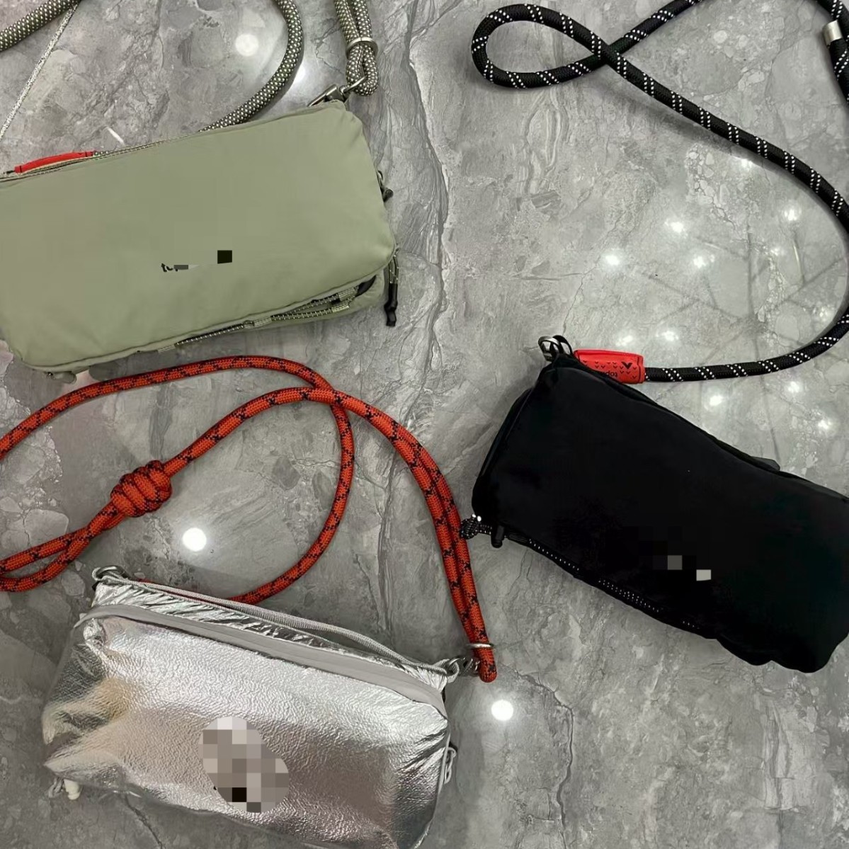 林更新同款攀岩绳水瓶斜挎包手提男女运动单肩小包防水户外运动包
