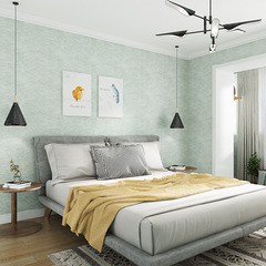 Cross-border foreign trade 10 meters per roll self-adhesive PVC wallpaper silk texture solid color bedroom living room TV background wall covering