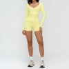 3109 long sleeves + 8863 shorts—goose yellow