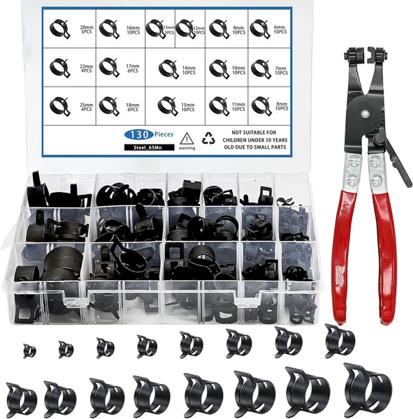 130PCS black clamp with tool