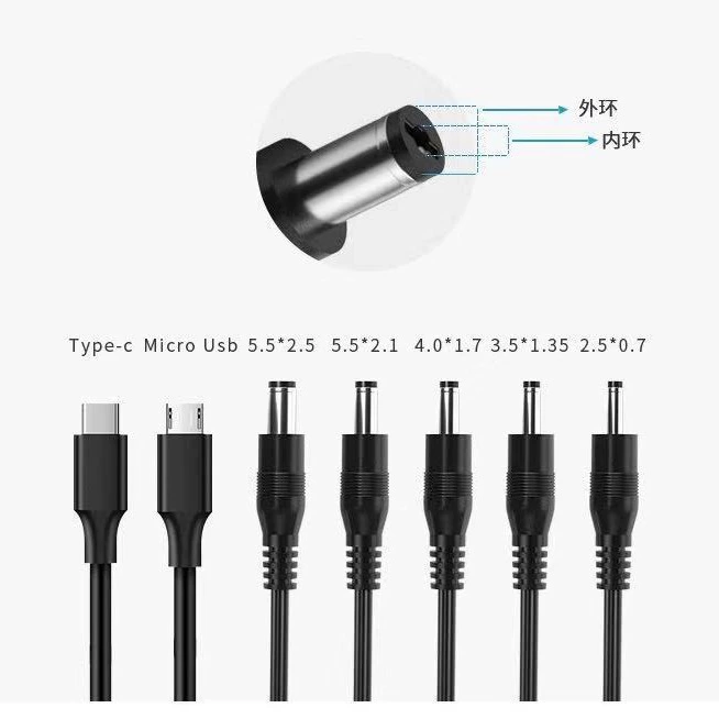Plug, power adapters, 12W, 24v, scale 1:2