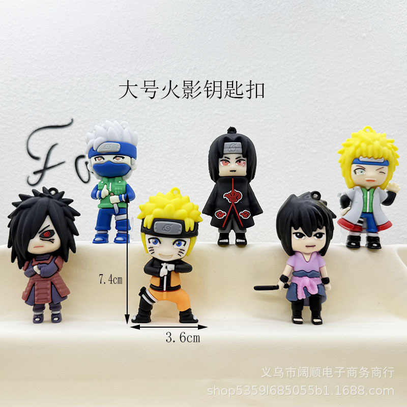 Anime Naruto keychain figurine blind box accessories Naruto Kakashi keychain car bag accessories small pendant Anime Naruto keychain figurine blind box accessories Naruto Kakashi keychain car bag accessories small pendant