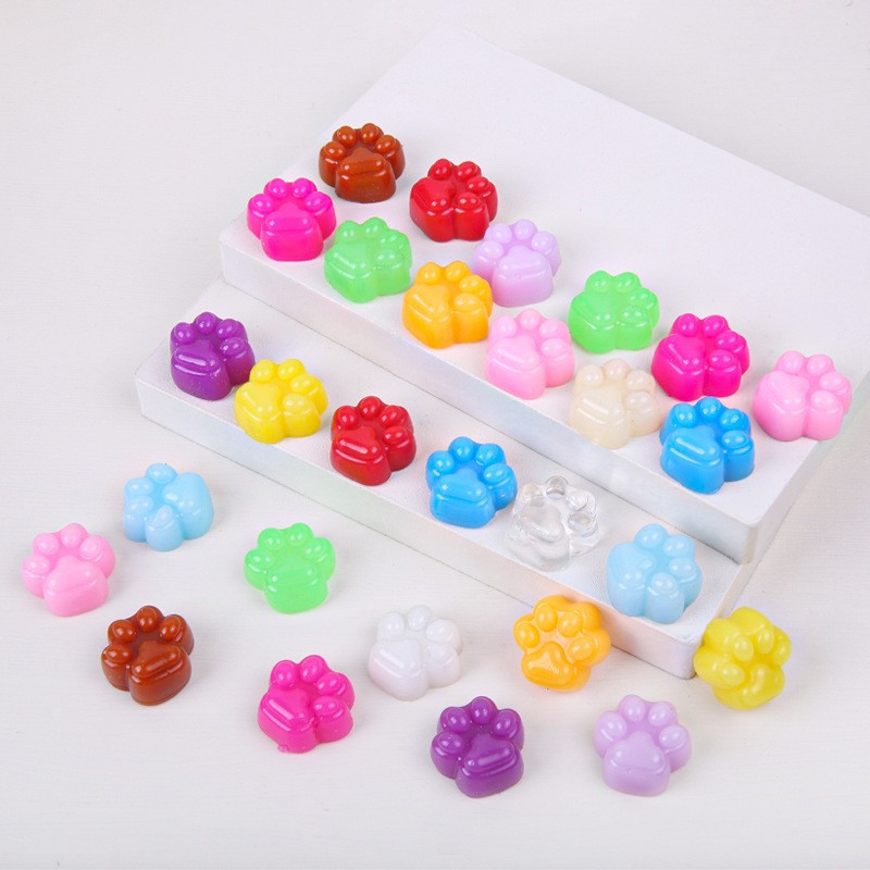 Mini dije de pata de gato de 1 cm (diseño aleatorio, precio individual)