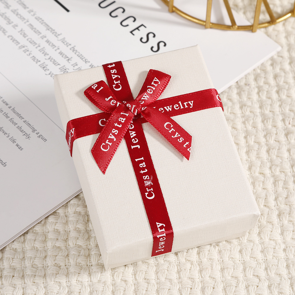 Tempestad francesa retro arco decoración caja de regalo heaven cubierta collar pulsera joyas caja de embalaje caja de joyas