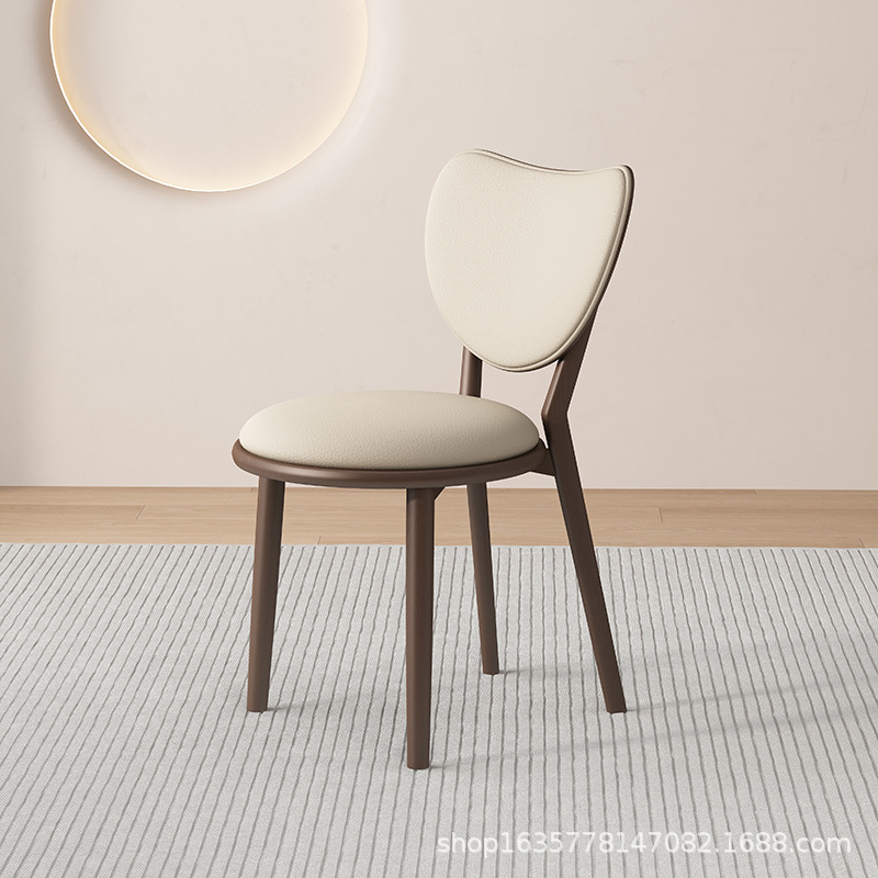 Sillas de comedor de madera sólida, sillas de comedor caseras, restaurantes retro, hoteles, sillas simples, sillas de comedor casuales, sillas de amor