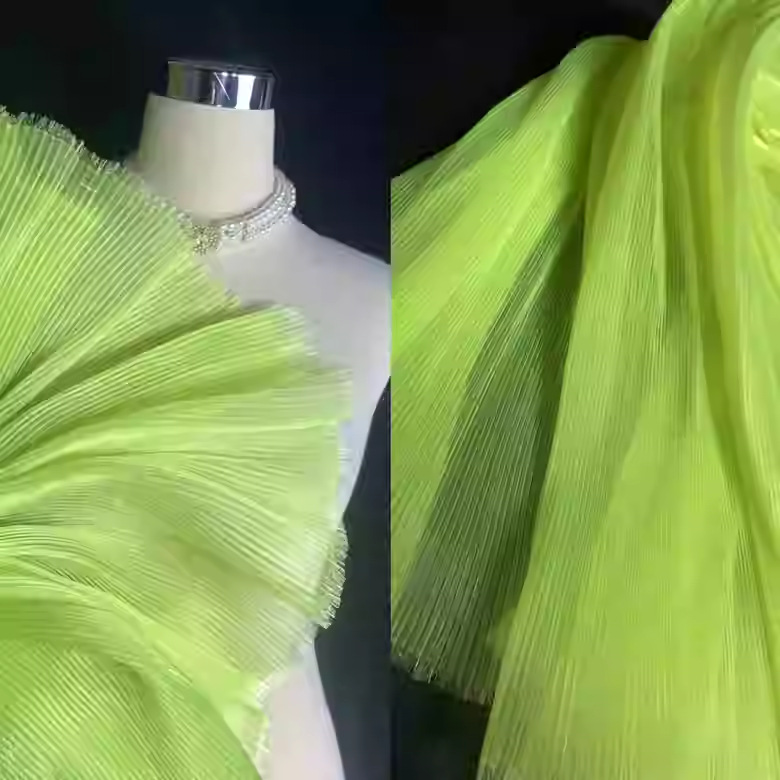 21#Vert fluorescent, mesure droite d'1 mètre