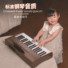智能电子钢琴乐器工厂定制家用儿童电子琴初学者触控37键儿童钢琴