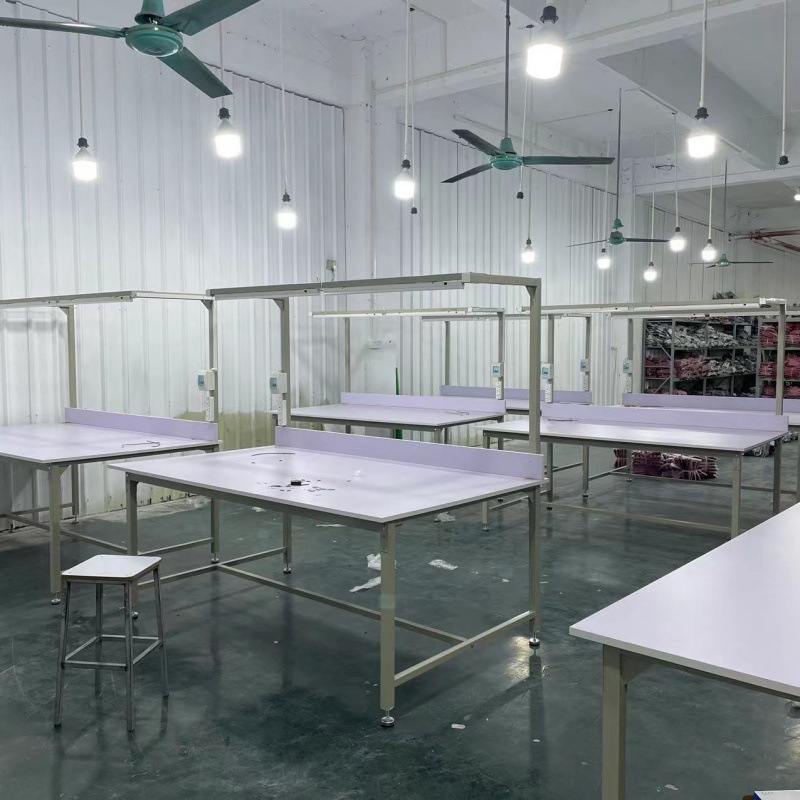 服装裁剪台裁剪桌快递包装打包台制衣厂查货台工厂车间工作台桌子