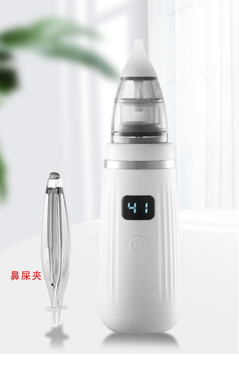 Aspirador nasal para bebés, removedor eléctrico de mocos para bebés con múltiples funciones, dispositivo de limpieza de oídos para niños con gran potencia de succión.