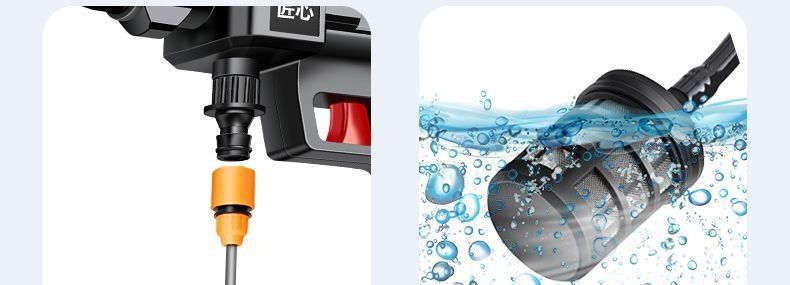 Car washer, super car cleaning tool, lithium battery spray sprayer, magical tool for watering vegetables, high-pressure water gun, brushless new model