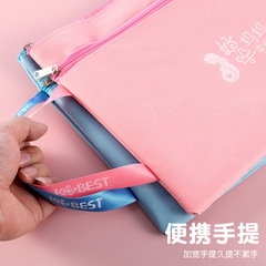 雙層手提孕媽產檢便攜資料袋多功能大容量文件袋收納袋檔案袋批發