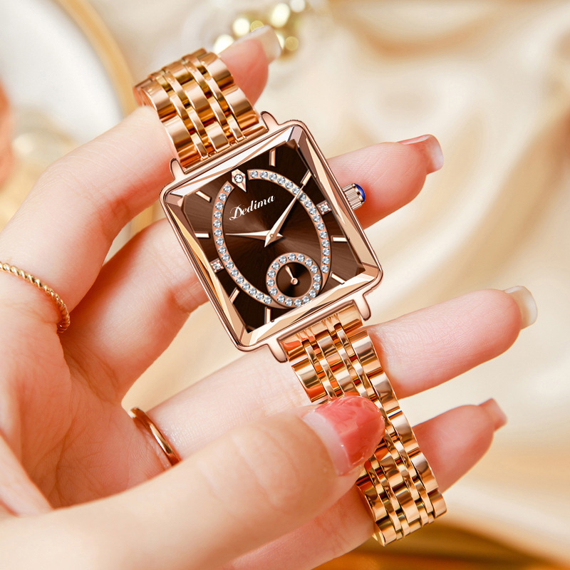 Elegant Geometric Butterfly Double Snap Quartz Women's Watches display picture 2