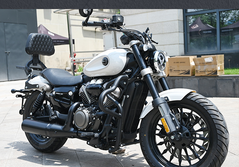 Suitable for Benda Chinchilla 250 motorcycle bumper anti-fall anti-collision foldable backrest side bag modification
