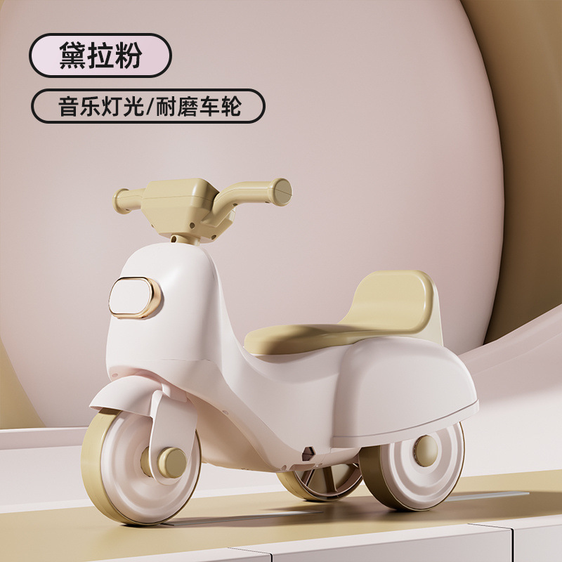 子供用三輪車 1-3歳 ペダルスクーター 光と音楽 赤ちゃんが座って遊べる子供用おもちゃの車を押すことができます