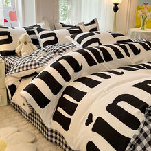 爆款小清新宿舍床单三件套 被套单件床上用品床单四件套被罩单人