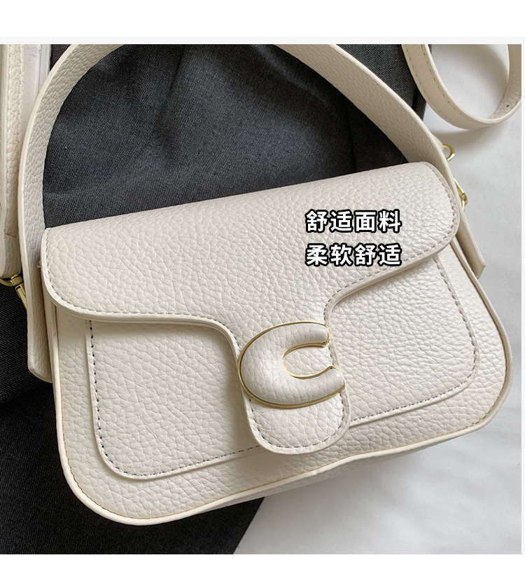 Korean niche fashion handbag for women 2025 new style simple solid color casual small square bag with a sense of high-end crossbody undefined
